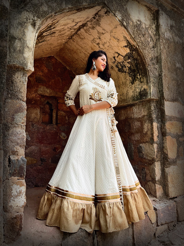 Shahaanaa- Angarakha Anarkali gown