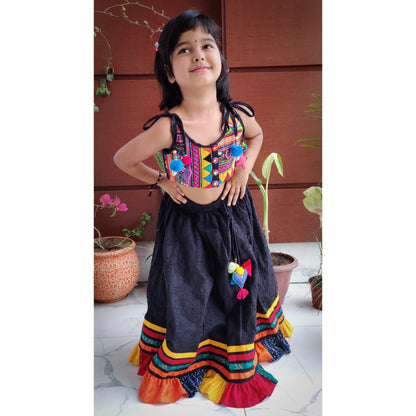 Little black banjara chaniya Choli Set