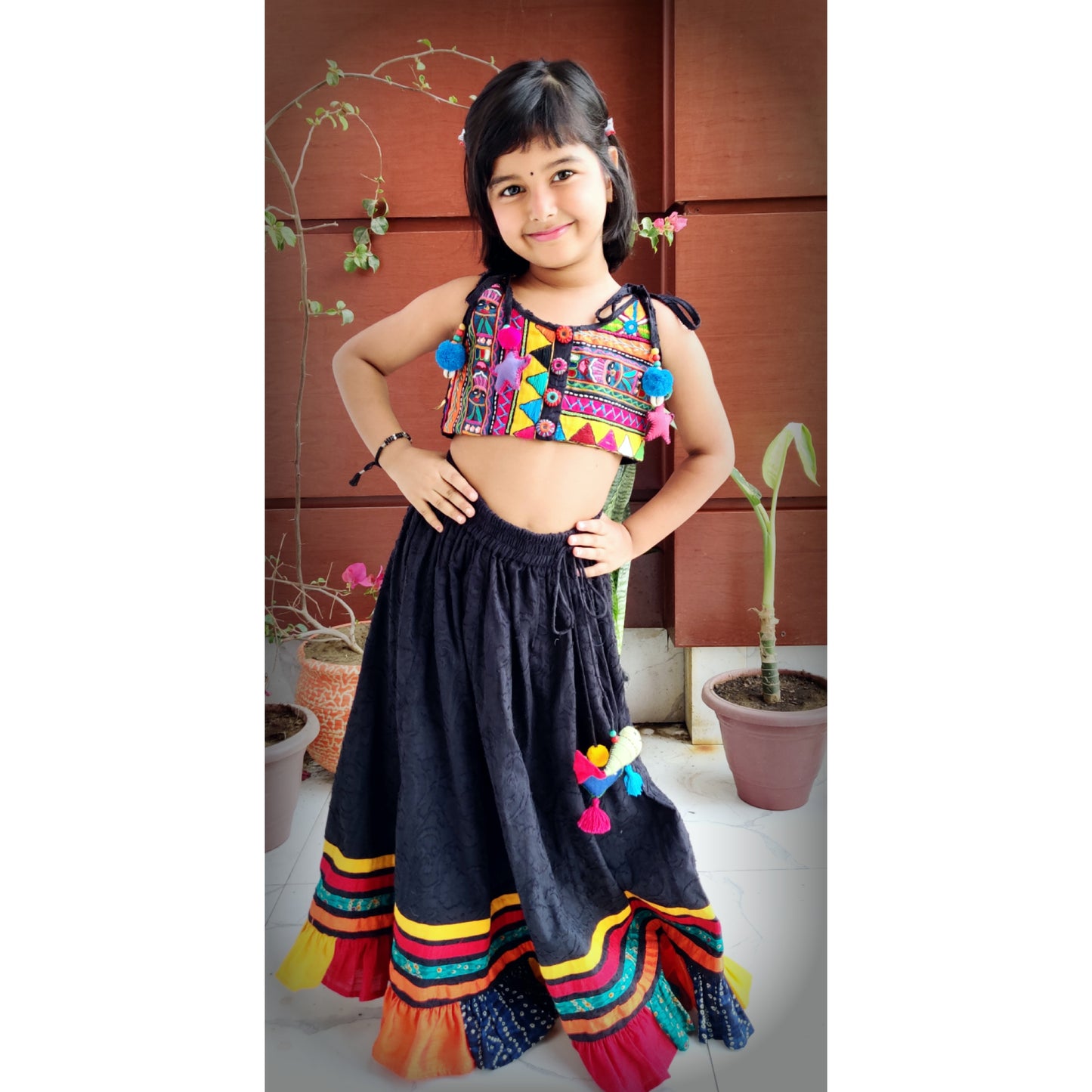 Little black banjara chaniya Choli Set