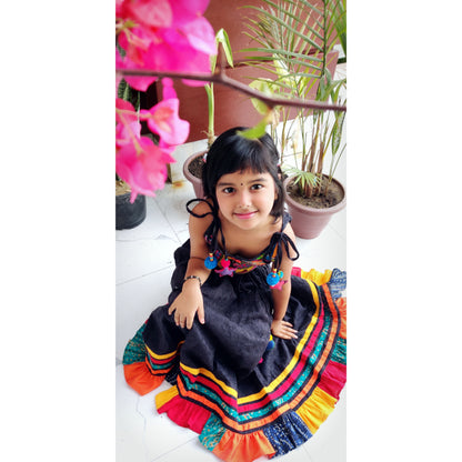 Little black banjara chaniya Choli Set