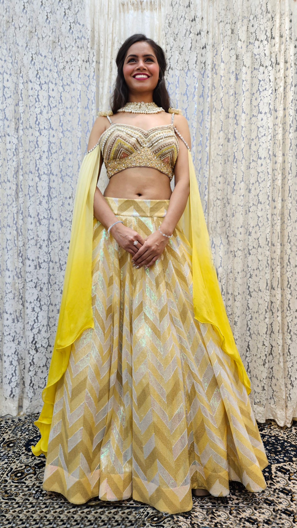 Yellow Lehenga Set