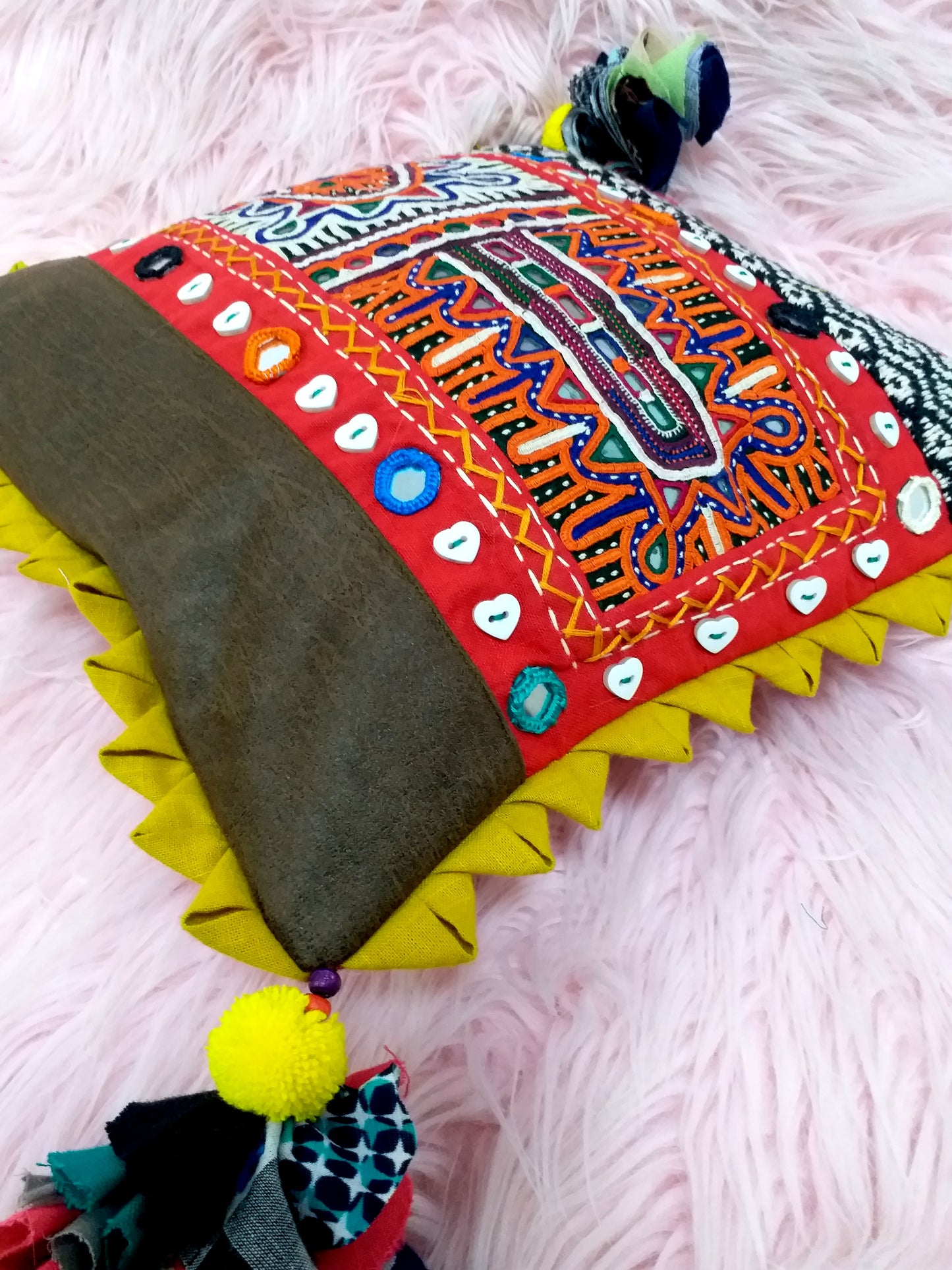 Kutchi Bharat Cushion Cover