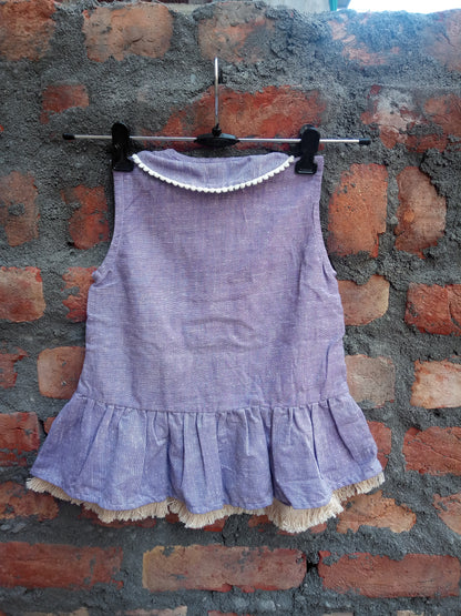 Violet garden tunic