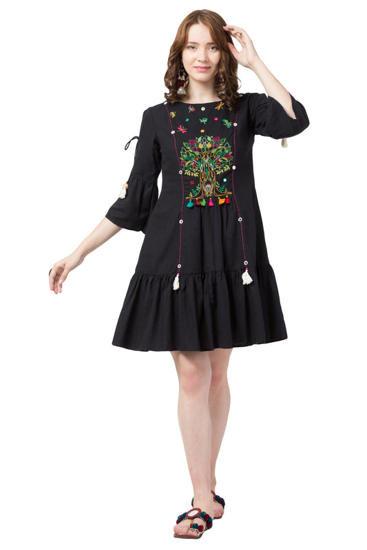 Enchanted tree boho dress