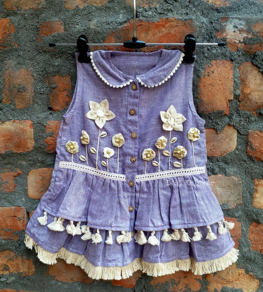 Violet garden tunic