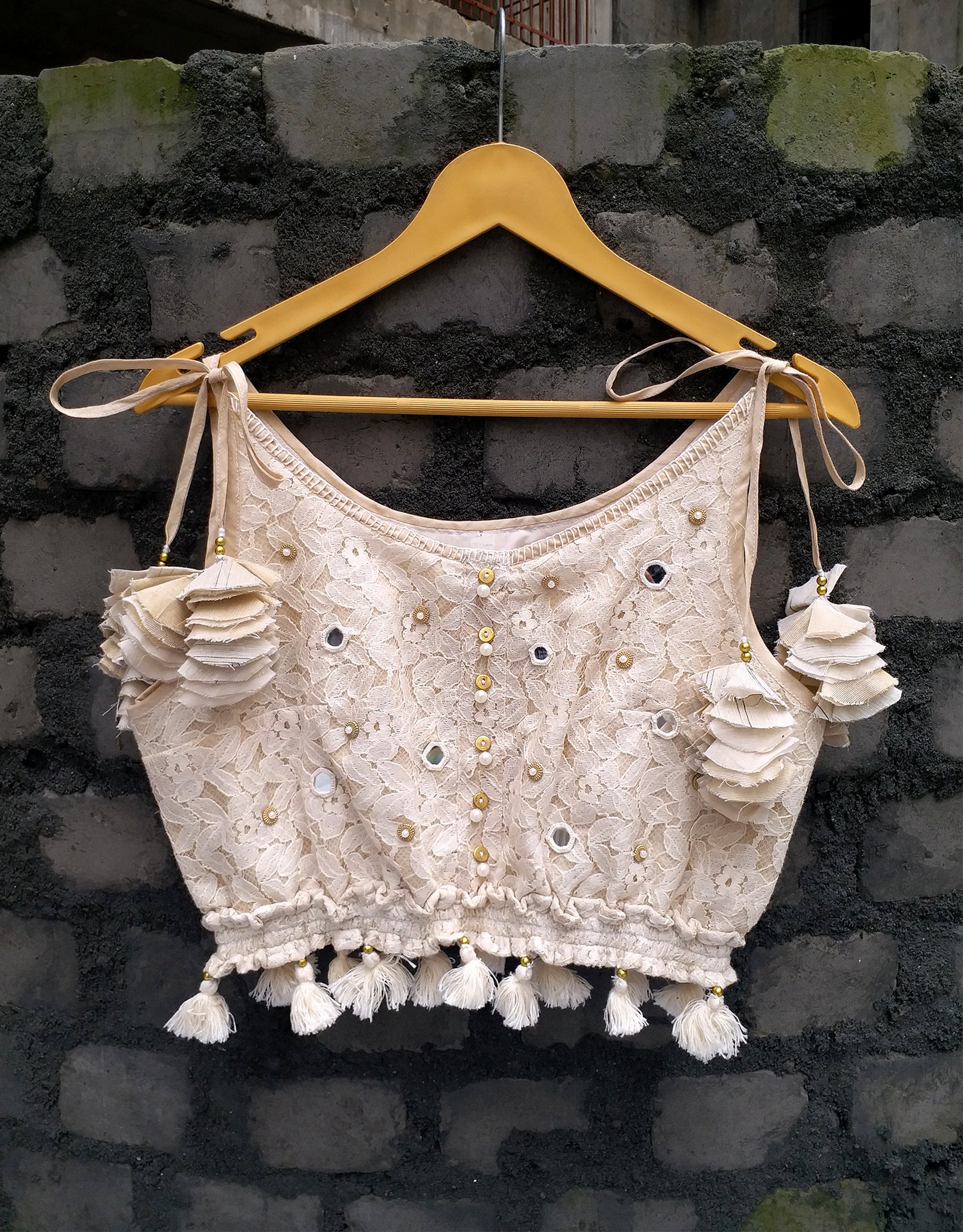 Cloudy lace brallet