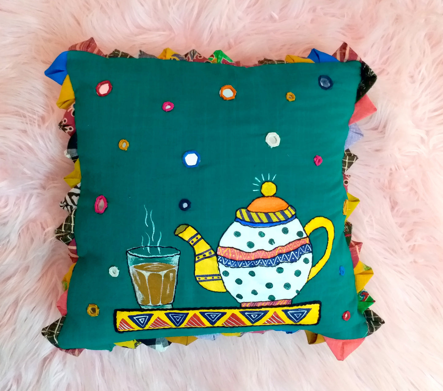 The cutting chai cushion